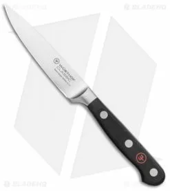 Wusthof Classic 4" Paring Kitchen Knife Black Polymer