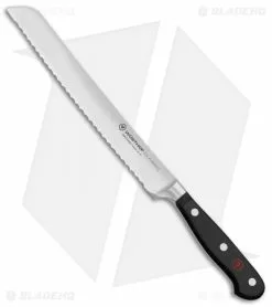Wusthof Classic 8" Bread Kitchen Knife Black Polymer