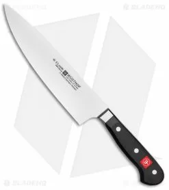 Wusthof Classic 8" Demi-Bolster Cook's/Chef's Kitchen Knife Black Polymer