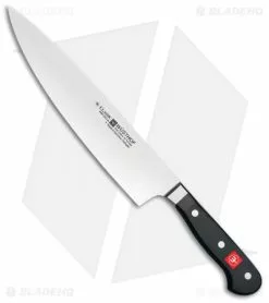 Wusthof Classic 9" Demi-Bolster Cook's/Chef's Kitchen Knife Black Polymer