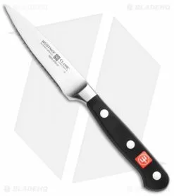 Wusthof Classic 3.5" Fully Serrated Paring Kitchen Knife Black Polymer