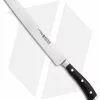 Wusthof Classic Ikon 9" Double-Serrated Bread Kitchen Knife Black Polymer
