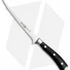 Wusthof Classic Ikon 7" Fillet Kitchen Knife Black Polymer W/ Leather Sheath