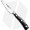 Wusthof Classic Ikon 3.5" Paring Kitchen Knife Black Polymer