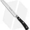 Wusthof Classic Ikon 5" Serrated Utility Kitchen Knife Black Polymer