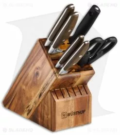 Wusthof Epicure 7-Piece Kitchen Knife Set W/ Wooden Block