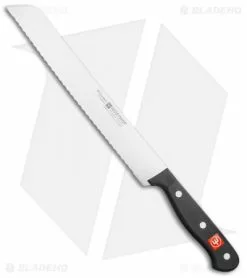 Wusthof Gourmet 9" Bread Knife Black (9" Satin Serrated)