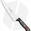 Wusthof Gourmet Offset Deli Knife Black (8" Satin Serrated)