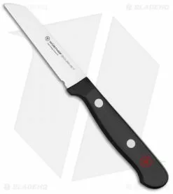 Wusthof Gourmet 3" Flat Cut Paring Kitchen Knife Black Polymer