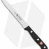 Wusthof Gourmet Serrated Utility Knife Black (5" Satin Serrated)