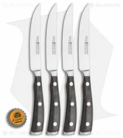 Wusthof Ikon 4-Piece Steak Knife Set W/ Walnut Chest -Outlet Kitchen Knives Store Wusthof Ikon 4 Piece Steak Knife Set Walnut Crest BHQ 114526 jr bottlecap