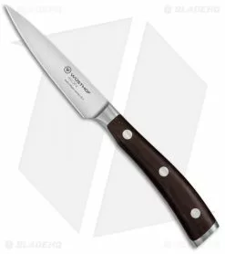 Wusthof Ikon 3.5" Paring Kitchen Knife Grenadill Wood