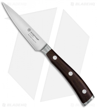 Wusthof Ikon 3.5" Paring Kitchen Knife Grenadill Wood 1 Wusthof Ikon 3.5" Paring Kitchen Knife Grenadill Wood