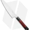 Xin Cutlery Xincare 7.5" Kiritsuke Chef's Kitchen Knife Black/Red G10