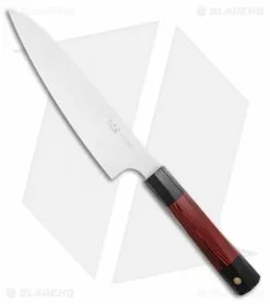 Xin Cutlery Xincare 7.5" Kiritsuke Chef's Kitchen Knife Black/Red G10