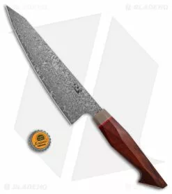 Xin Cutlery Multangular 9" Kitchen Knife Rosewood/Buffalo Horn Dam. Acid Etch 9 Xin Cutlery Multangular 9" Kitchen Knife Rosewood/Buffalo Horn Dam. Acid Etch -Outlet Kitchen Knives Store Xin Cutlery Multangular 9in Kitchen Knife Acid Etch Rosewood Buffalo Horn G10 BHQ 139523 td size