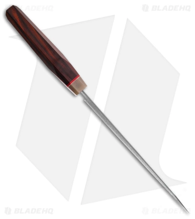 Xin Cutlery Multangular 9" Kitchen Knife Rosewood/Buffalo Horn Dam. Acid Etch 2 Xin Cutlery Multangular 9" Kitchen Knife Rosewood/Buffalo Horn Dam. Acid Etch - Image 2