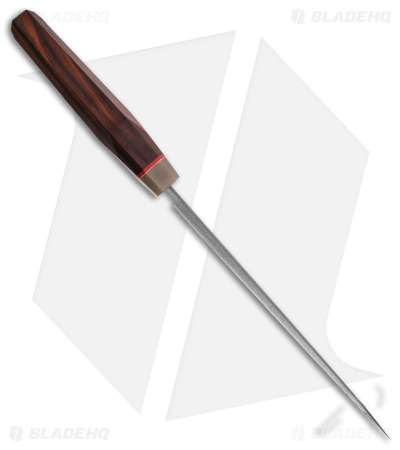 Xin Cutlery Multangular 9" Kitchen Knife Rosewood/Buffalo Horn Mirror Dam. 2 Xin Cutlery Multangular 9" Kitchen Knife Rosewood/Buffalo Horn Mirror Dam. - Image 2