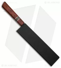 Xin Cutlery Octagonal 7" Santoku Knife Rosewood/Buffalo Horn Dam. Mirror -Outlet Kitchen Knives Store Xin Cutlery Santoku 7in KK Mirror Polish Rosewood BuffaloHorn Nickel BHQ 139530 td sheath