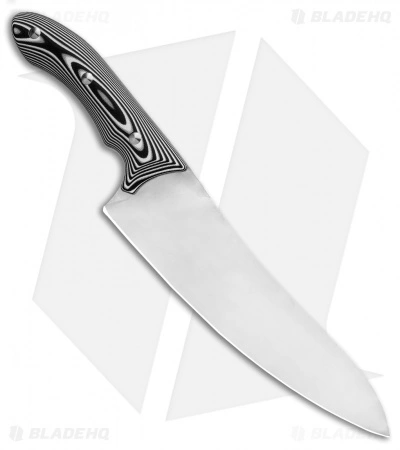 Xin Cutlery XinCross 8" Tactical Chef Knife Black/White G-10 (Satin) 3 Xin Cutlery XinCross 8" Tactical Chef Knife Black/White G-10 (Satin) - Image 3