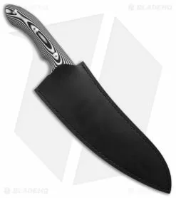 Xin Cutlery XinCross 8" Tactical Chef Knife Black/White G-10 (Stonewash) -Outlet Kitchen Knives Store Xin Cutlery XinCross Tactical Chef Knife BHQ 137499 td Sheath side