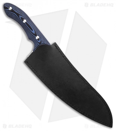 Xin Cutlery XinCross 8" Tactical Chef Knife Black/Blue G-10 (Stonewash) 5 Xin Cutlery XinCross 8" Tactical Chef Knife Black/Blue G-10 (Stonewash) - Image 5