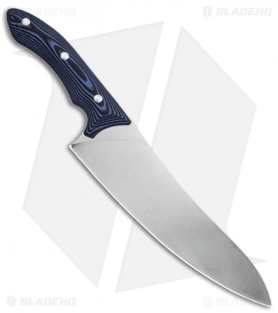 Xin Cutlery XinCross 8" Tactical Chef Knife Black/Blue G-10 (Stonewash) 2 Xin Cutlery XinCross 8" Tactical Chef Knife Black/Blue G-10 (Stonewash) - Image 2