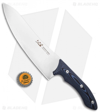 Xin Cutlery XinCross 8" Tactical Chef Knife Black/Blue G-10 (Stonewash) 6 Xin Cutlery XinCross 8" Tactical Chef Knife Black/Blue G-10 (Stonewash) - Image 6