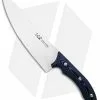 Xin Cutlery XinCross 8" Tactical Chef Knife Black/Blue G-10 (Satin)