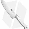 Zwilling J.A. Henckels Zwilling Pro Le Blanc 7" Chef's Kitchen Knife White Three Pin