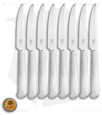 Zwilling 8-Piece Stainless Steel Porterhouse Steak Knife Set 5 Zwilling 8-Piece Stainless Steel Porterhouse Steak Knife Set - Image 5