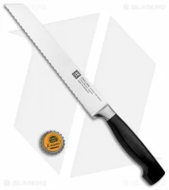Zwilling J.A. Henckels Zwilling Four Star 8" Bread Kitchen Knife Black Polymer -Outlet Kitchen Knives Store Zwilling Four Star 8in Bread Kitchen Knife Satin BHQ 134493 jr bottlecap