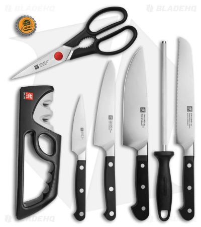 Zwilling Pro 7-Piece Kitchen Knife Block Set W/ Sharpener 16 Zwilling Pro 7-Piece Kitchen Knife Block Set W/ Sharpener - Image 16