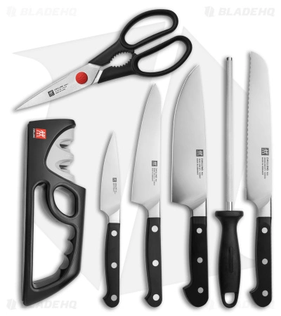 Zwilling Pro 7-Piece Kitchen Knife Block Set W/ Sharpener 2 Zwilling Pro 7-Piece Kitchen Knife Block Set W/ Sharpener - Image 2