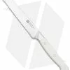 Zwilling J.A. Henckels Zwilling Pro Le Blanc 5" Z15 Serrated Utility Kitchen Knife White Three Pin