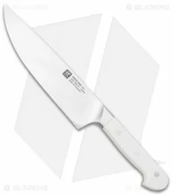 Zwilling J.A. Henckels Zwilling Pro Le Blanc 8" Chef's Kitchen Knife White Three Pin