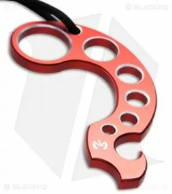 Bastinelli Creations Bastinelli Tactidrink Red Aluminum Bottle Opener -Outlet Kitchen Knives Store bastinelli tactidrink red side