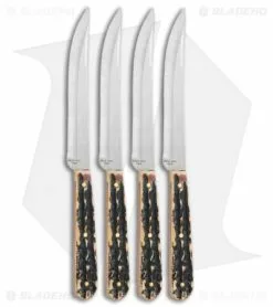 Bear & Son Bear And Son Steak Knife Set 5" Stag Bone