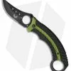 Combat Ready Stitch Liner Lock Knife Green/Black (3.5" Black)