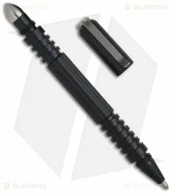 Hinderer Knives Aluminum Investigator Pen (Matte Black) -Outlet Kitchen Knives Store hinderer investigator aluminum black open