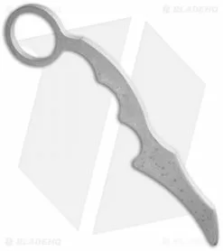 Max Venom DMaX Fighter Karambit Neck Knife + Aluminum Trainer Combo (2.5" Black) -Outlet Kitchen Knives Store max venom dmax silver side