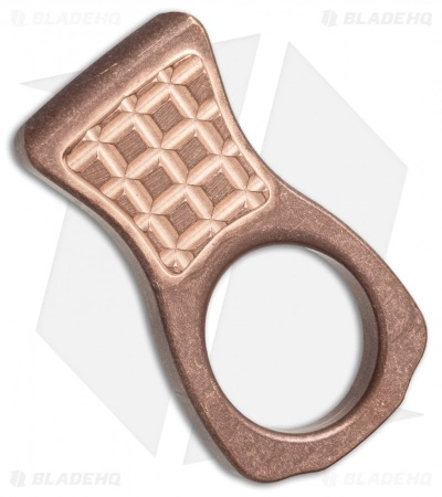 Microtech Marfione Gen. 1 One-Finger Knuckle Paperweight (Dirty Copper) 2 Microtech Marfione Gen. 1 One-Finger Knuckle Paperweight (Dirty Copper) - Image 2