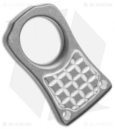 Microtech Marfione One-Finger Knuckle Paperweight (Distressed Titanium) 1 Microtech Marfione One-Finger Knuckle Paperweight (Distressed Titanium)