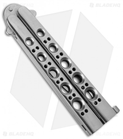 Vintage Pacific Cutlery Model 10 Balisong Butterfly Knife (3.3" Satin) 2 Vintage Pacific Cutlery Model 10 Balisong Butterfly Knife (3.3" Satin) - Image 2