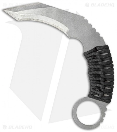 Schwartz Tactical Spartan Karambit Fixed Blade Knife (3.375" Stonewash) 1 Schwartz Tactical Spartan Karambit Fixed Blade Knife (3.375" Stonewash)
