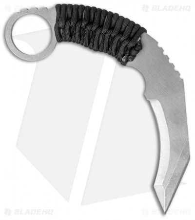 Schwartz Tactical Spartan Karambit Fixed Blade Knife (3.375" Stonewash) 2 Schwartz Tactical Spartan Karambit Fixed Blade Knife (3.375" Stonewash) - Image 2