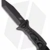 Scorpion Knives Overt Aviator Knife Fixed Blade (5" Black Plain)