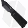 Scorpion Knives Tanto Tactical Fixed Blade Knife (3" Black Plain)