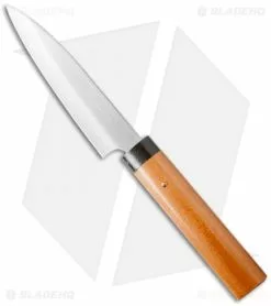 Due Cigni Suncraft Kengata Fixed Blade Knife Varnished Wood (3.75" Satin)