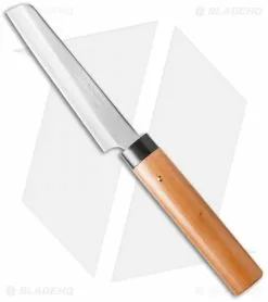 Due Cigni Suncraft Kakugata Fixed Blade Knife Varnished Wood (3.75" Satin) DCI429F
